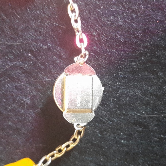 Vintage 1950s faux amber Hong Kong multi strand necklace - Picture 2 of 3